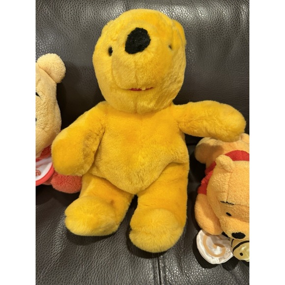 Winnie The Pooh Plush By Sears And 2 Smaller Pooh's - Picture 3 of 7